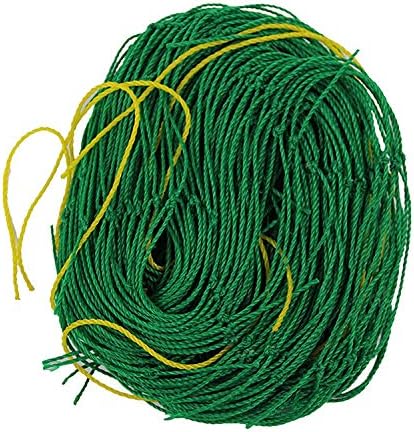 Pack of 2 Cucumber Tomato Trellis Netting, Heavy Duty Garden Netting for Climbing Plants Support, Pea, Grape, Bean, Fruit, Vegetables - 4" Mesh Size, 3Ft x 6Ft