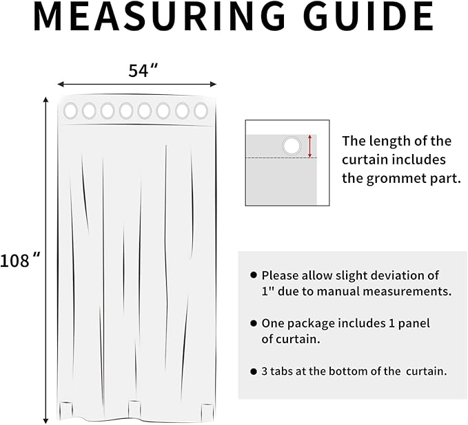 Easy-Going Linen Look Outdoor Curtains Waterproof Windproof Porch Curtains, Soft Thicken Outdoor Privacy Curtains for Patio, Gazebo, Grommet Top and Tab Bottom Drape, 1 Panel, 54x108 inch, Grey