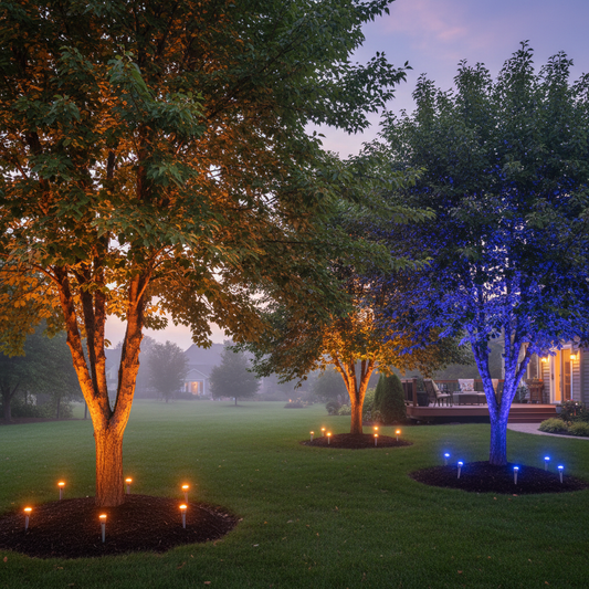 Beyond Basic White: What Really Matters When Choosing Solar RGB Color Spotlights for Garden Trees