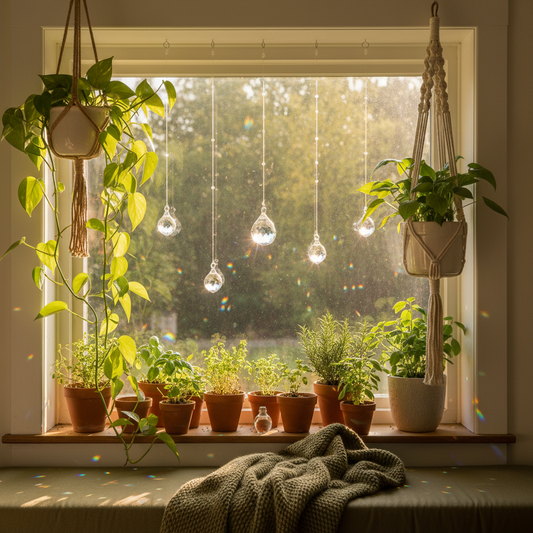 Matching Crystal Sun Catchers to Your Garden Window Decor: A Practical Style and Placement Guide for Small Spaces, Potted Plant Displays, and Seasonal Refreshes
