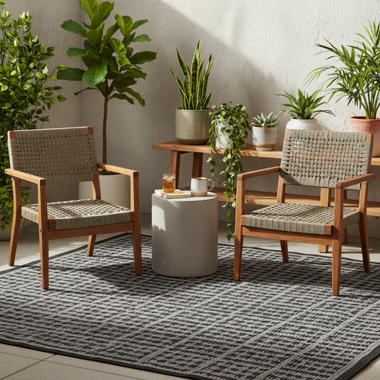 The Real Difference Between Indoor and Outdoor Rugs for Your Backyard Patio or Deck — And Which One Fits Your Space