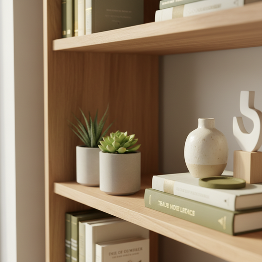 Beyond Fake-Looking Green: What Really Matters When Choosing Small Faux Potted Plants for Indoor Office Shelves