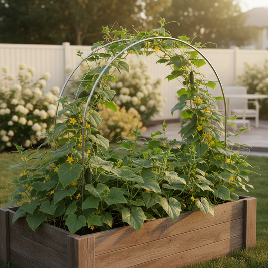 The 7 Mistakes People Make When Buying a Metal Arch Trellis for Raised Bed Vegetables (And What to Do Instead)