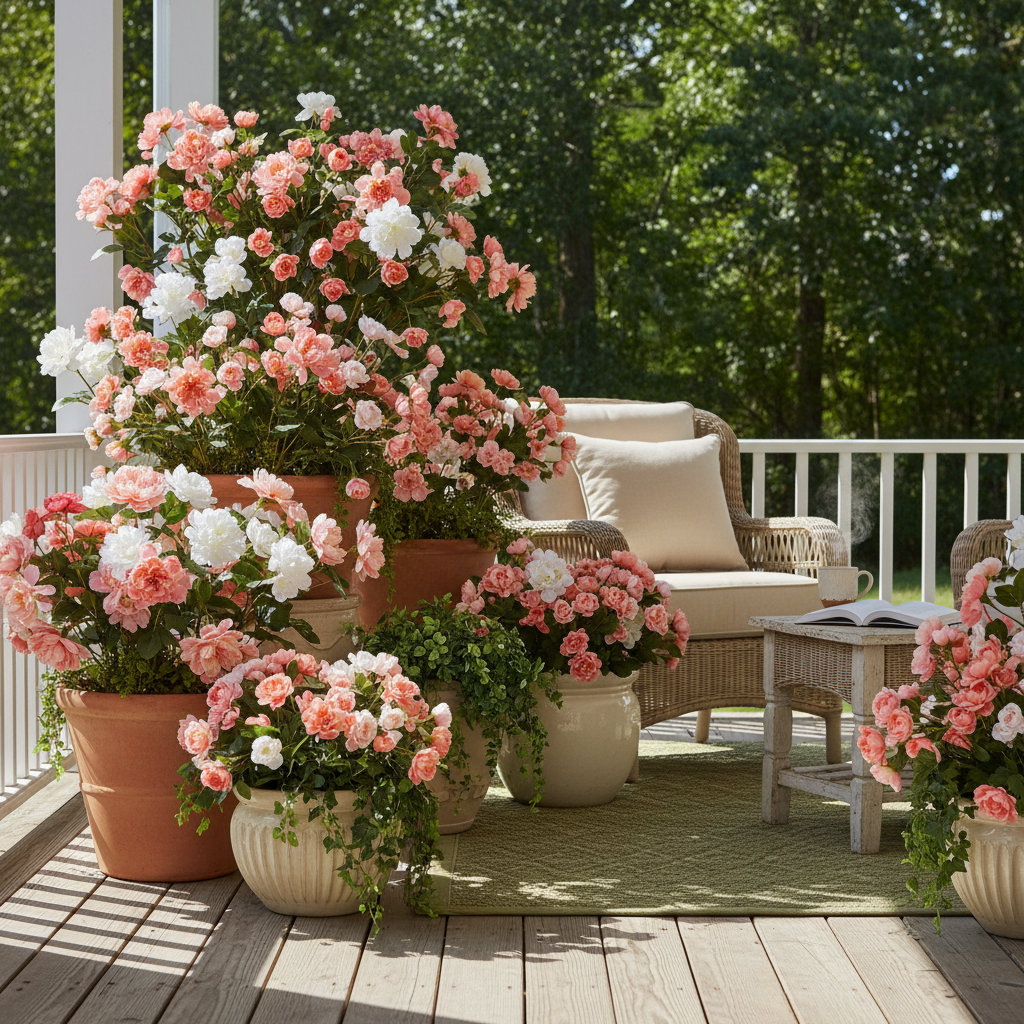 UV Resistant Artificial Flowers for Porch Planters Sizing Decoded: How to Pick the Right Bloom Style for Full-Sun Exposure, Mixed Container Gardens, and Year-Round Curb Appeal