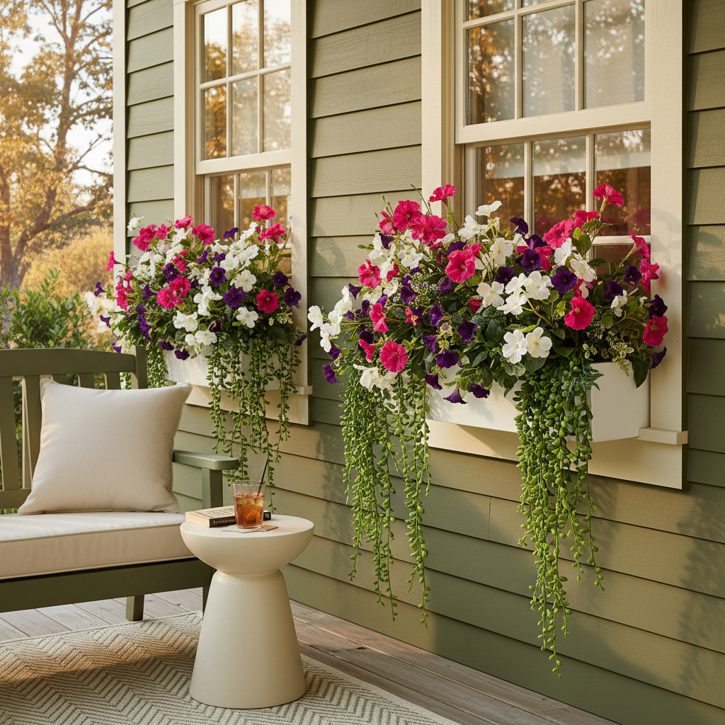 Small Space, Big Impact: How to Use UV Resistant Faux Flowers in Outdoor Planters