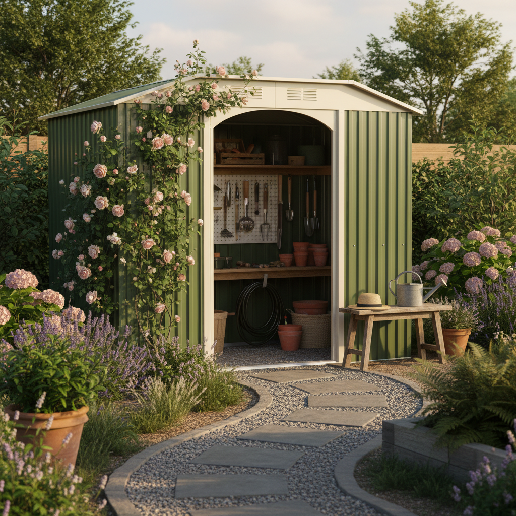 Small Space, Big Impact: How to Use an Outdoor Storage Shed for Garden Tools in a Compact Backyard