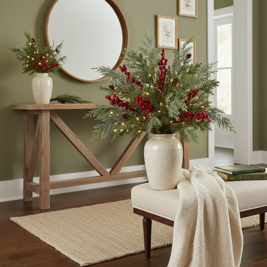 Splitting Faux Greenery Stems by Job: When Casual Holiday Vases and Demanding Christmas Centerpieces Need Different Design Specs
