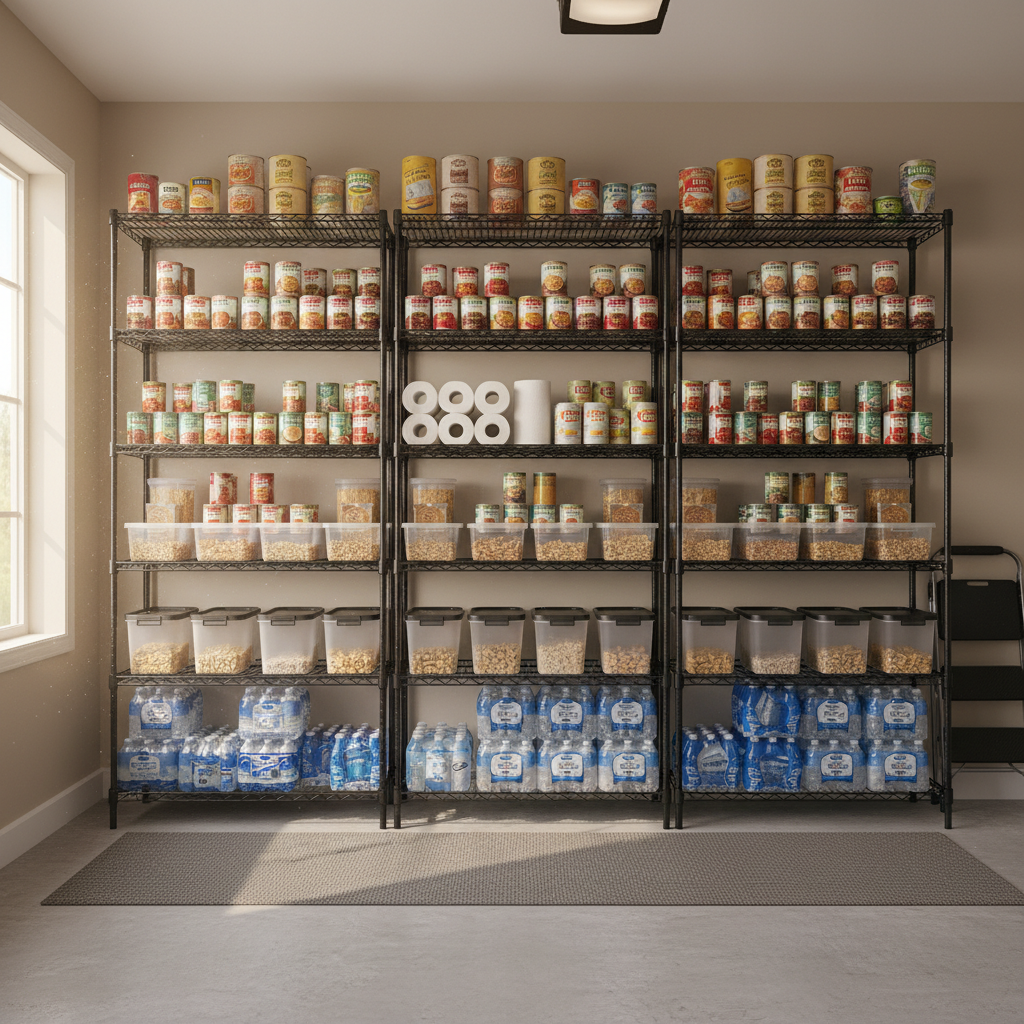 What Basic Fixed Shelves Cannot Do: Heavy-Load Garage Pantry Storage, Where Adjustable Wire Shelving Units Take Over