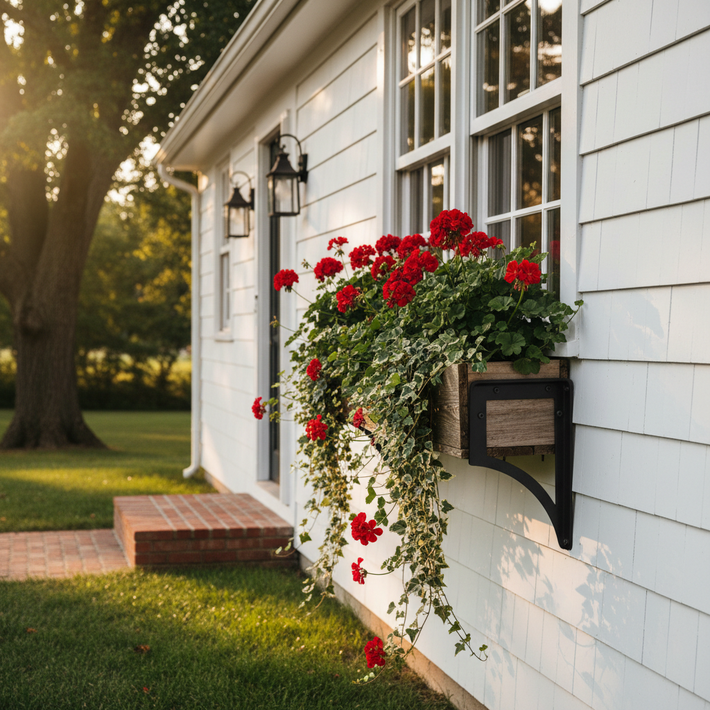 Choosing Window Flower Box Wall Brackets That Won't Let Your Planters Sag, Shift, or Fall
