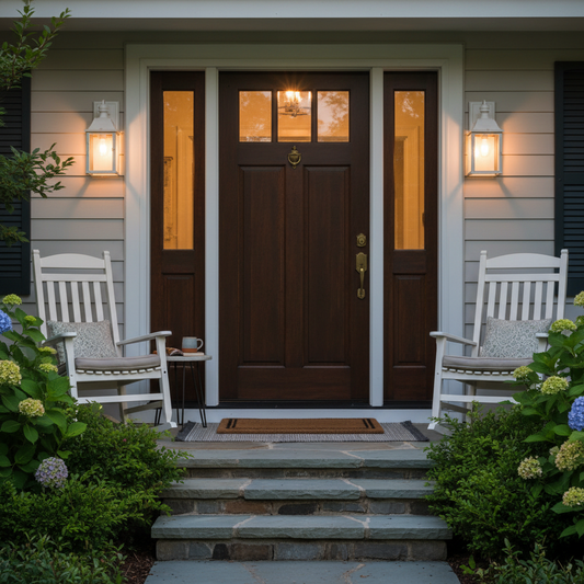 The Real Difference Between Hardwired and Solar Outdoor Wall Sconce Lights for Your Porch Entryway — And Which One Fits Your Home