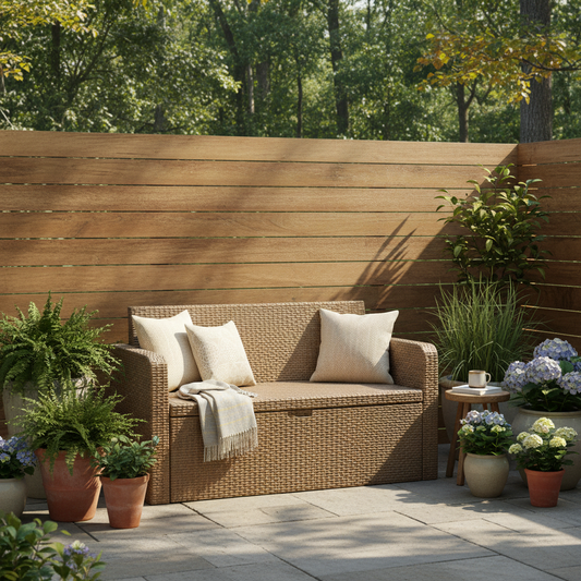Why an Outdoor Storage Bench with Armrest Solves the Clutter Problem Every Patio Faces
