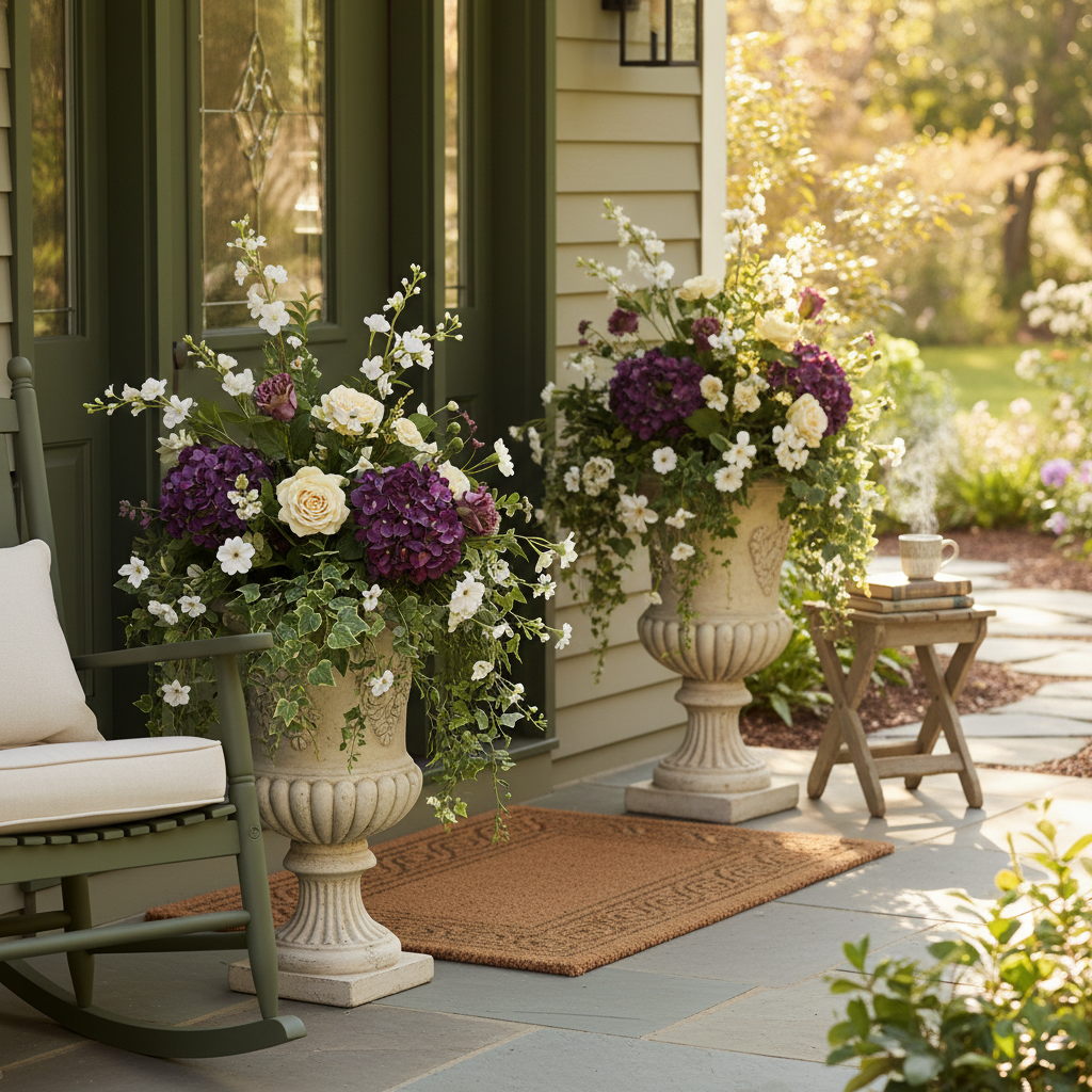 5 Signs It's Time to Replace Your Porch Planters (And What to Look for in Faux Outdoor Plants with UV Resistance)
