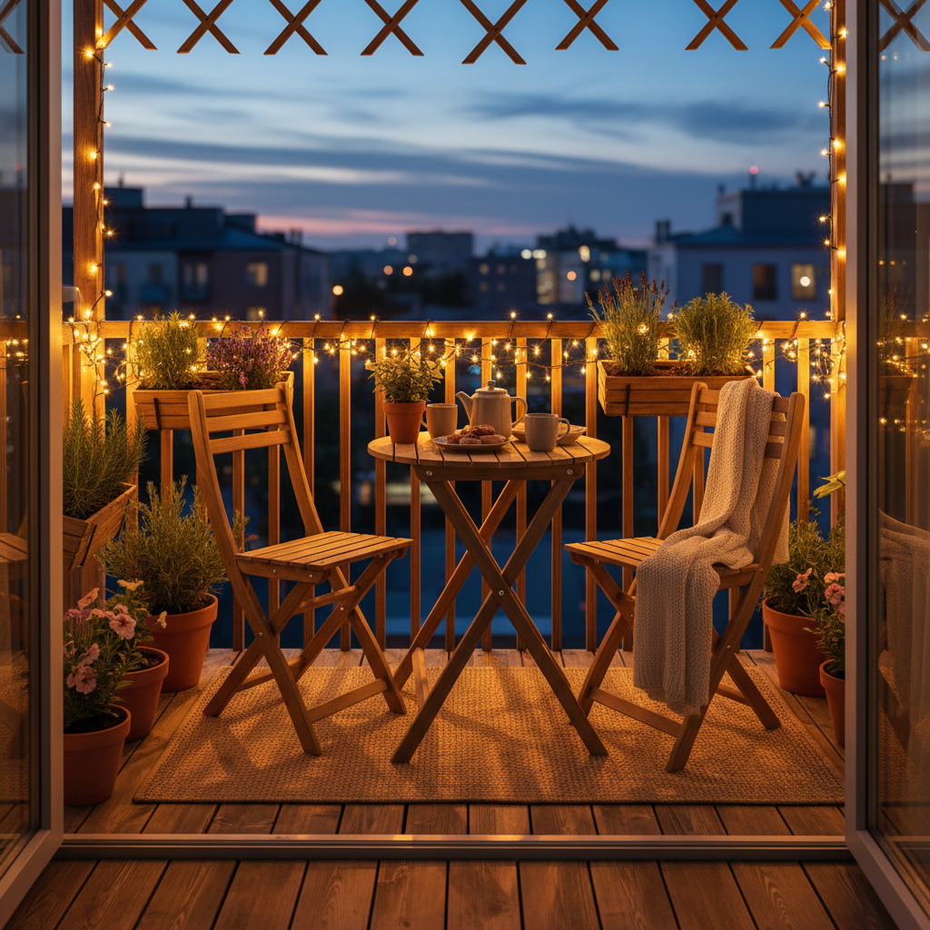 Outdoor Solar String Lights for Balcony & Patio: What Actually Works in Small Spaces with Limited Sun