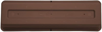 Bloem Dura Cotta Window Box Planter: 30" - Chocolate - Large Box with Tray, Weatherproof Resin Box, Removable Tray for Indoor & Outdoor Use, Gardening, 4 Gallon Capacity