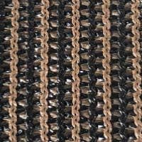 Eden's Decor Straight Flat-Edged Sun Shade Sail Rectangular 4' x 9' Brown UV-Blocking Outdoor Canopy Fabric Cloth Awning for Pergola Patio Garden Backyard Custom Size
