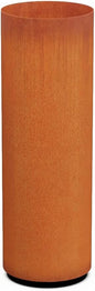 Plantercraft Large Round Planters for Outdoor Plants 36 Inch Tall Corten Steel Planters | Modern Metal Column Planter for Entryway, Patio & Garden Decor