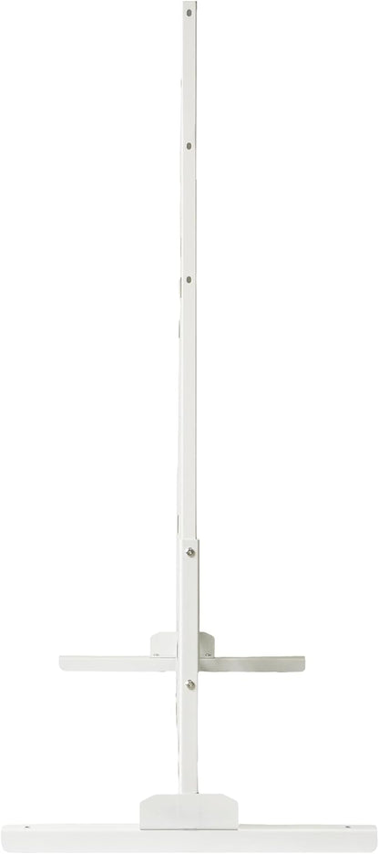Oakland Living 6 ft. X 4 ft. White Freestanding Metal Privacy Screen Room Divider