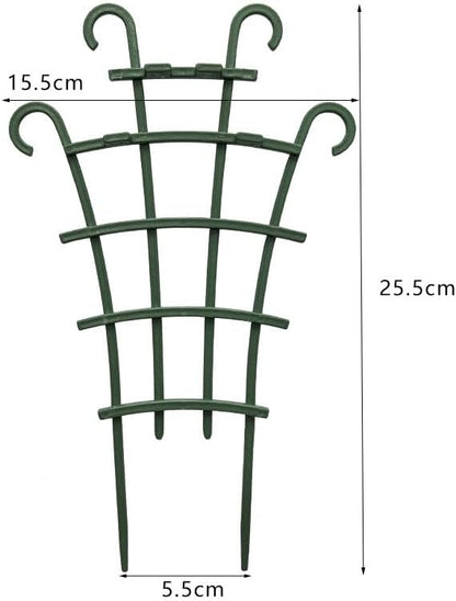 6PCS Trellis for Potted Plants, Stackable Indoor Plant Trellis for Climbing Plants Outdoor for Vine Ivy Hoya Houseplants Flower Plant Support
