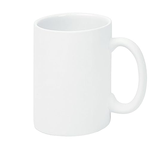 Colorations Decorate Your Own Ceramic Mugs, Unglazed Ready to Craft - Set of 6