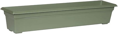 Root & Vessel 16360, Sage, Countryside Flower Box Planter, 36-Inch