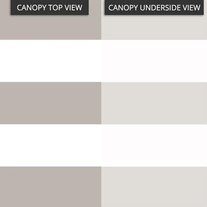 Garden Winds Universal Pergola Replacement Canopy - Standard 350 - Cabana Beige