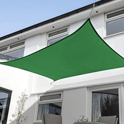 KANAGAWA 20'X24' Dark Green Custom Size Sun Shade Sail Rectangle UV Block Canopy Cover for Patio Backyard Lawn Garden Outdoor (Customized Available)