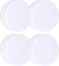 2LB Heavy Duty Outdoor Curtain Weights, Strong Magnetic Gazebo Curtain Weights, Rubber Covered Waterproof Drapery Weight, Prevent Curtain Liner from Blowing Around, White, 4 Pairs