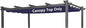 Pergola Shade Cover Replacement Canopy Top Compatible with 10 X 13 ft 6-Bar Pergola Frames - Navy Blue (Canopy Size 116" W x 135" L, Canopy Top Only)