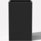 Tall Black Planter 28" Metal Square Large Plant Pots for Indoor Outdoor-Modern Tall Flower Pots for Porch, Patio, Deck, Commercial & Residential(14" Lx14 Wx 28" H)