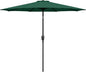 Simple Deluxe 9' Patio Umbrella Outdoor Table Market Yard Umbrella with Push Button Tilt/Crank