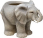Spoontiques Decorative Flower Pots for Indoor and Outdoor Use – Hand Painted Resin Plant Pot – Home and Garden Décor (Elephant, 5" x 7.5" x 5.5")