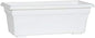 Root & Vessel 16192, White, Countryside Flower Box Planter, 18-Inch