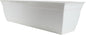 The HC Companies 24" Eclipse PlasticWindow Box 7.76"x24"x6.57" in White Color