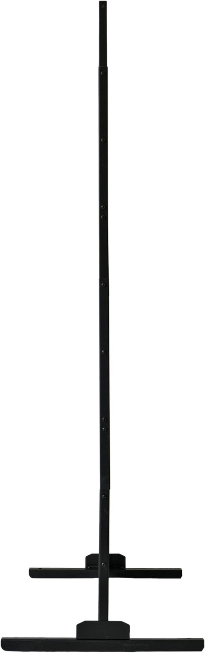 Oakland Living 6 ft. X 4 ft. Black Freestanding Metal Privacy Screen Room Divider