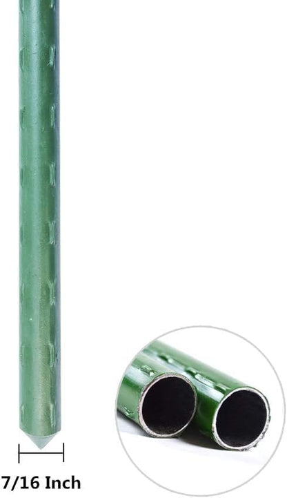 WAENLIR Garden Stakes 57 inch 4.8ft Sturdy Tomato Stakes, Plant Stakes for Outdoor Plants, Plant Support Sticks for Gardening, Pack of 30