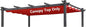Pergola Shade Cover Replacement Canopy Top Compatible with 10 X 13 ft 6-Bar Pergola Frames - Red (Canopy Size 116" W x 135" L, Canopy Top Only)
