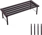 SBDSBD OUTEROOM Metal Plant Stand, Rust-proof Aluminum Flower Pot Stand, Plants Display Stands Decoration Racks for Living Room Balconies and Gardens (60 Ebony)