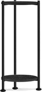Plant Stand Indoor Outdoor, 30'' Tall Plant Stands for Indoor Plants, Heavy Duty Indoor Plant Shelf, 2 Tier Display Rack for Living Room, Balcony, Deck, Black