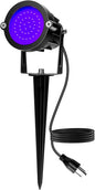 Elenora Halloween Spotlights Outdoor, 15W LED Black Light/Blacklight for Glow Party Body Paint Fluorescent Poster, 110V Plug-in Spot Light IP65 Waterproof Landscape Lighting for Yard Garden, 1 Pack