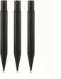 8.25" Reinforced ABS Plastic Solar Ground Spikes - Durable Solar Light Replacement Stakes for Garden, Pathway, Deck, Camping, Christmas Lights (Fits Fits 0.83" Inside Diameter) (Black-3 Pack)