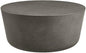 Modway Brion 34 Inch Round Concrete Coffee Table – Indoor/Outdoor Tapered Cylinder Coffee Table – Low Center Table for Living Room or Patio in Gray