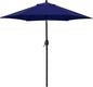 Sunnyglade 7.5' Patio Umbrella Outdoor Table Market Umbrella with Push Button Tilt/Crank, 6 Ribs (Navy Blue)