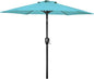 Simple Deluxe 9' Patio Umbrella Outdoor Table Market Yard Umbrella with Push Button Tilt/Crank