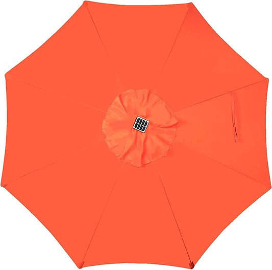 Solar Umbrella, 9 Ft – 32 LED Lighted Patio Umbrella