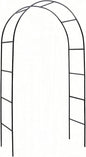 Garden Arch Trellis Metal Garden Arbor for Various Climbing Plant, Wedding Arches for Ceremony Decoration Outdoor Lawn Backyard, 7'8" H x 4'5" W, Dark Green
