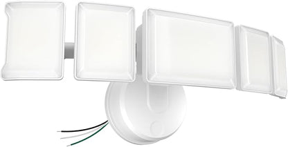 Olafus 130W Flood Light Outdoor, Switch Controlled 13000LM LED Security Light, IP65 Waterproof Outside Floodlight with 5 Adjustable Heads, 6500K Exterior Flood Light Fixture Wired, No Motion Sensor