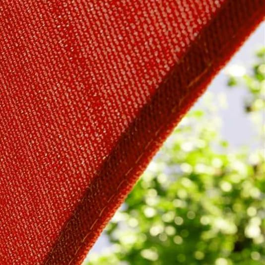 Amgo Custom Size 21' x 21' x 29.7' Red Right Triangle Sun Shade Sail UPF50+ AGTAPRT12, Order to Make Canopy Awning, 95% UV Blockage, Water & Air Permeable, Commercial Standard (We Customize)