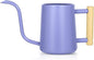 Watering Can Indoor Plants, 35 oz/1000 ml Metal Stainless Steel Watering Can Pot with Long Spout for Indoor House Plants Bonsai Outdoor Garden Flower Decorative (Purple)