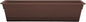 Bloem Dura Cotta Window Box Planter: 24" - Chocolate - with Tray, Weatherproof Resin Box, Removable Tray for Indoor & Outdoor Use, Gardening, 3 Gallon Capacity