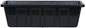 Root & Vessel Poly-Pro Plastic Flower Box Planter, Black, 18-Inch
